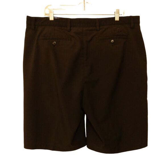 FootJoy FJ golf shorts mens 38 black frat front performance active polyester str - Picture 2 of 8